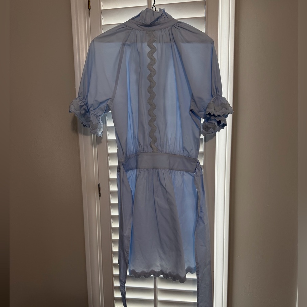 Light Blue Ric Rac Dress by Sunday - Picture 3 of 6